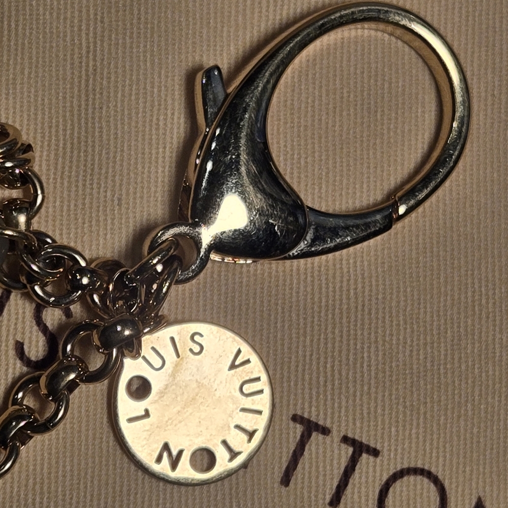 Louis Vuitton Porto Cure Thai M65648 - Authentic Key Holder / Bag Charm - Picture 12 of 15